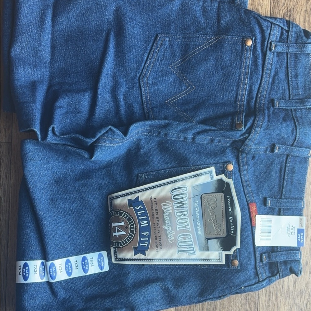 Wrangler Men's Cowboy Cut Slim Fit Jeans - Blue